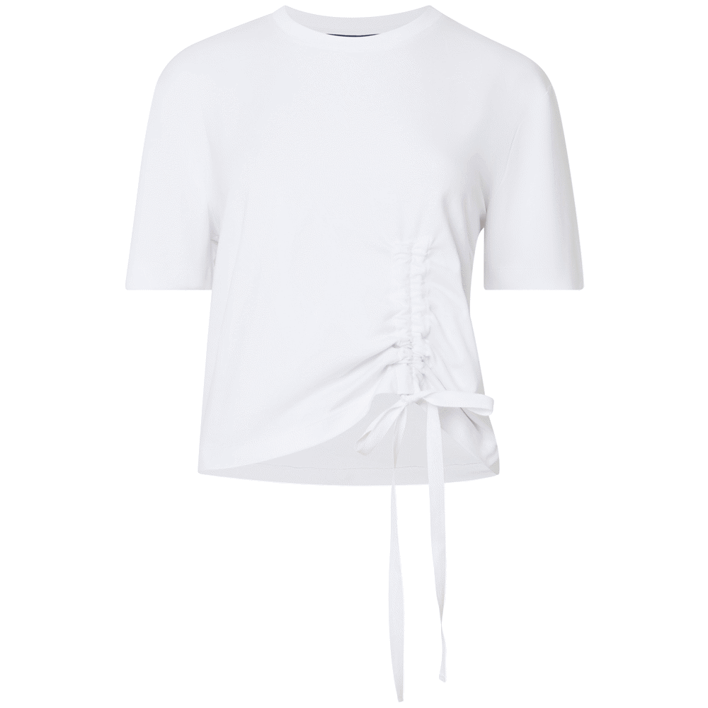 French Connection Rallie Cotton Ruched T-Shirt
